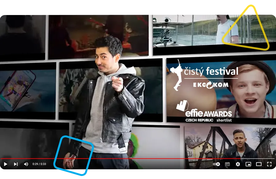 Efektivní kreativní kampaň Čistý festival oceněná shortlistem Effie